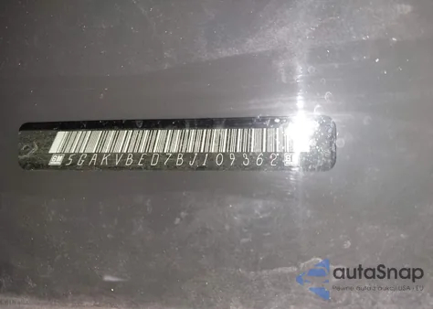 2011 Buick Enclave 1Xl из США, поврежденный, VIN 5GAKVBED7BJ109362